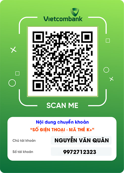 Gia hạn K+ bằng Vietcombank