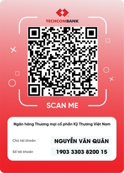 Thanh toán nạp tiền gia hạn K+ qua tài khoản ngân hàng TECHCOMBANK