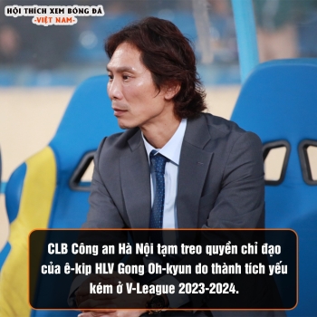 HLV Gong Oh-kyun mất quyền chỉ đạo ở CAHN do thành tích yếu kém