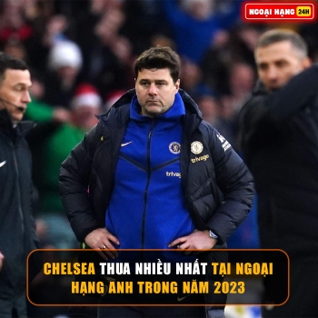 Chelsea thua nhiều nhất tại Ngoại hạng Anh trong năm 2023