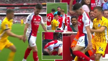 Vì sao Declan Rice bị đuổi khỏi sân?