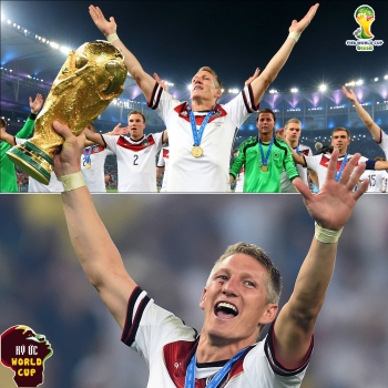 Bastian Schweinsteiger - người hùng thầm lặng của tân vương World Cup